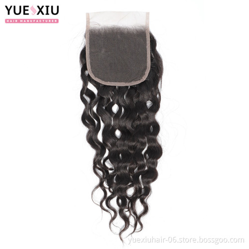 raw cambodian hair water wave hair bundles  cuticle aligned human hair bundles vendors
